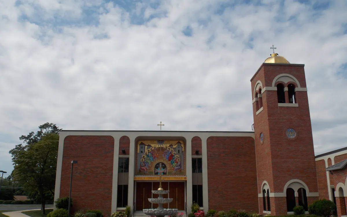 Holy Trinity Greek Orthodox Cathedral - Camp Hill, Pennsylvania 01 — Camp Hill, Cumberland County, Pennsylvania