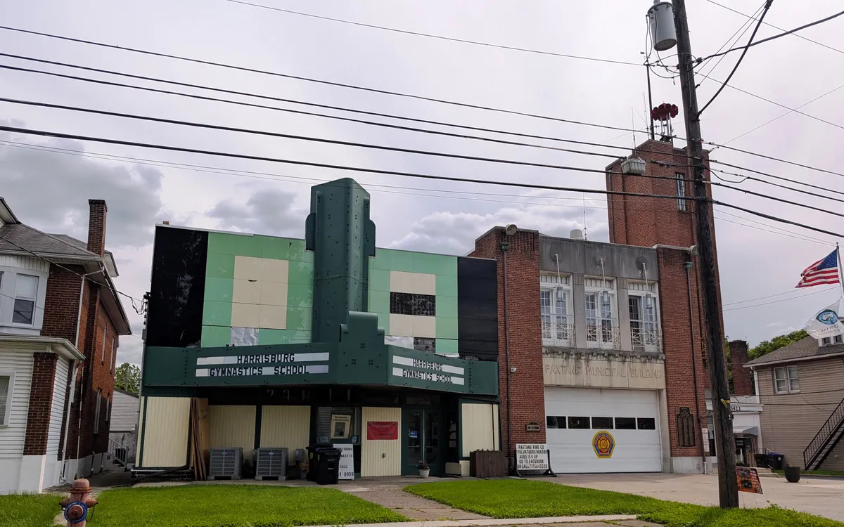 Paxtang, PA Municipal Building and former theater, June 2025 — Paxtang, Dauphin County, Pennsylvania